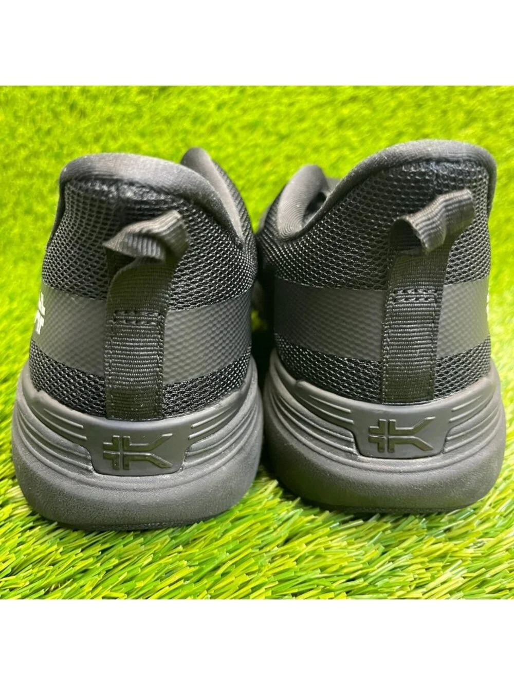 Kuru Flex Via Mens Size 10 Jet Black Athletic Running Walking Shoes Sneakers